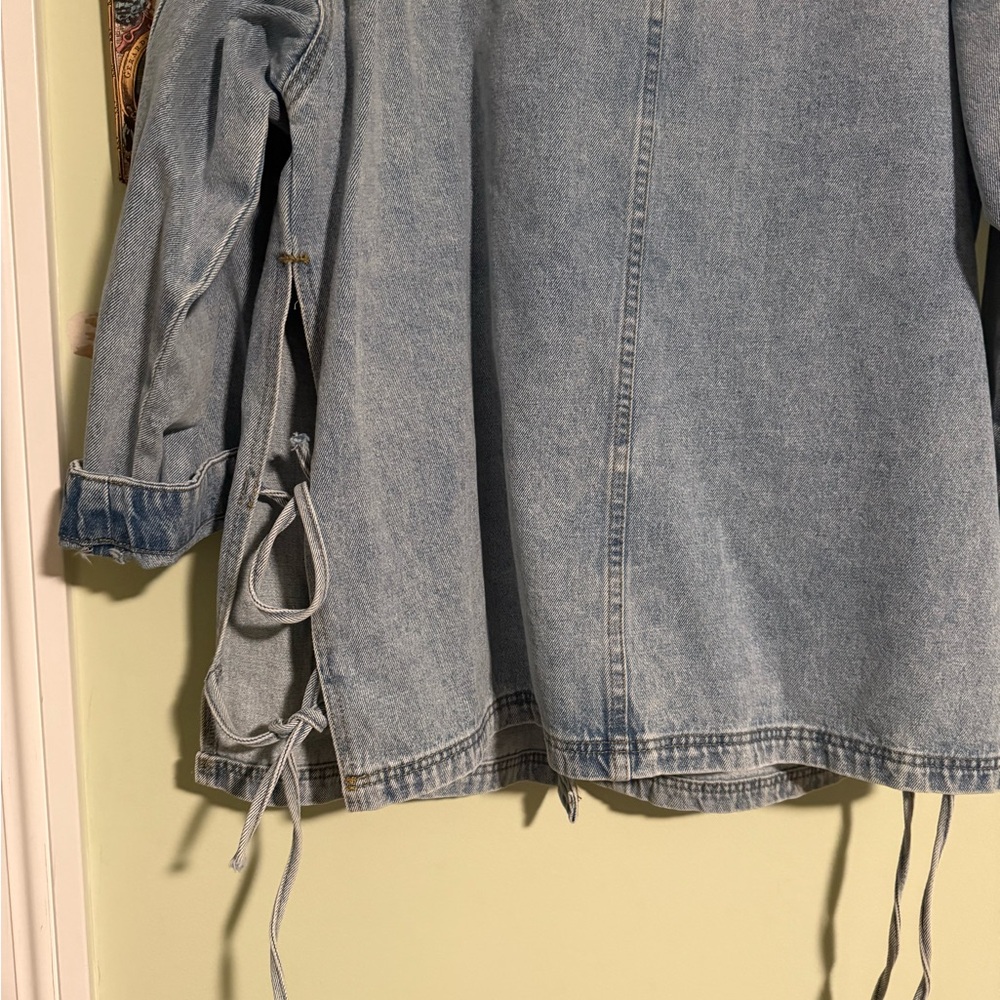 Side Tie Jean‎ Chore Jacket - Picture 11 of 11